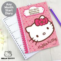 Personalised Hello Kitty Floral A5 Diary Extra Image 2 Preview